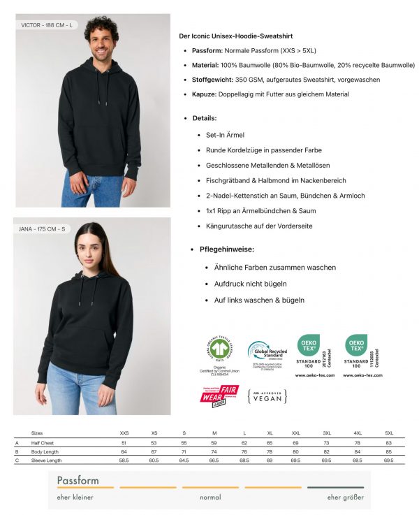 Cruiser 2.0 Produktblatt Hoodie "Wolf & Wildnis"