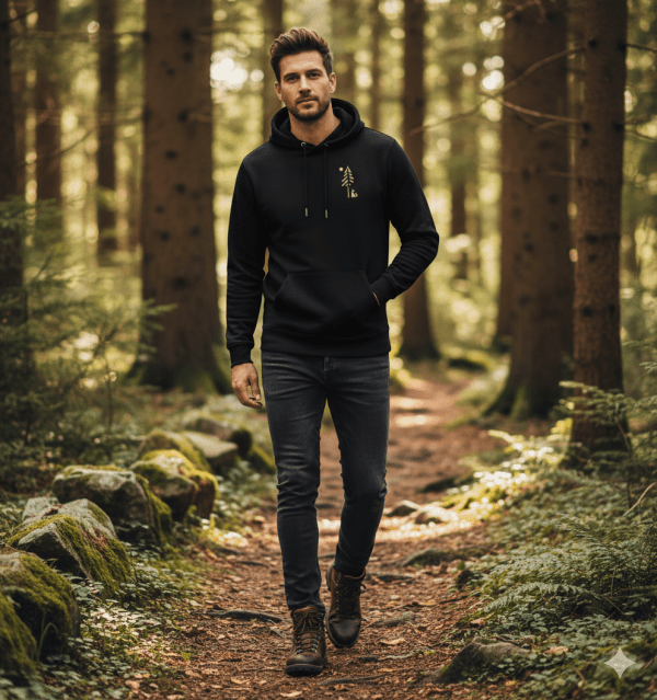 Herren Hoodie Fuchs 2 Hoodie „Fuchs im Wald“