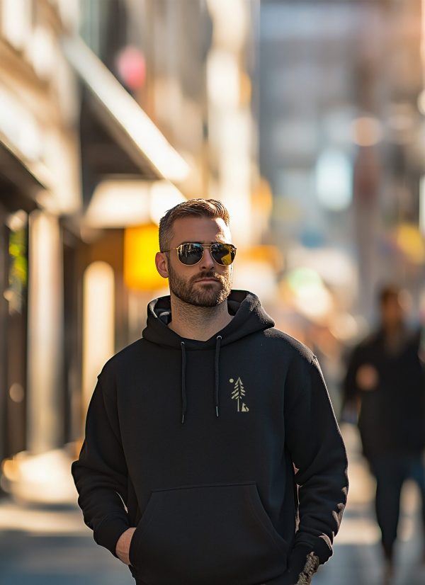 Herren Hoodie Fuchs 2 Hoodie „Fuchs im Wald“