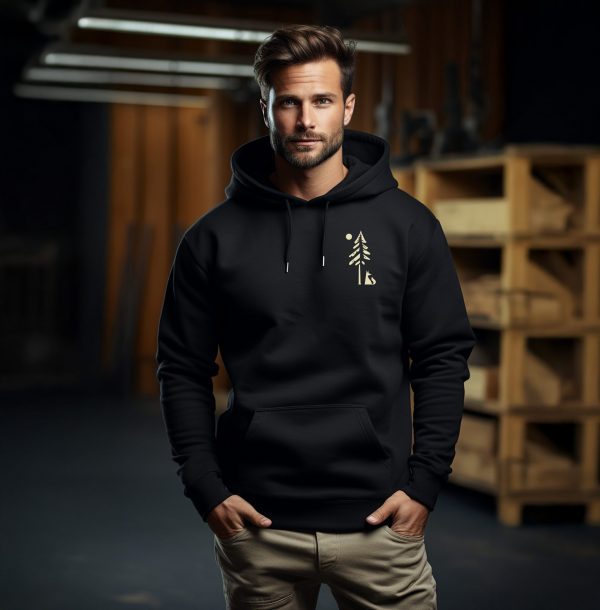 Herren Hoodie Fuchs im Wald 2 Hoodie „Fuchs im Wald“