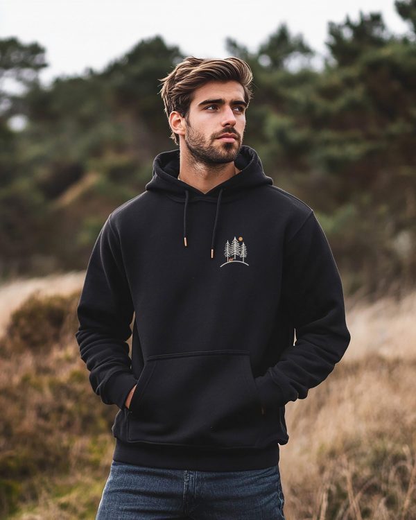 Herren Hoodie Fuchs Hoodie „Fuchs im Wald“