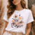 Damen TShirt Blumen 3 T-Shirt „Blumenzauber“