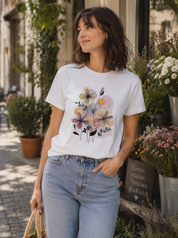 Damen-TShirt-Blumen-Muser2 „Blumenzauber“