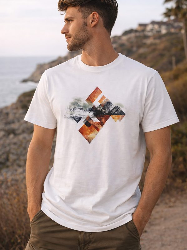 Herren TShirt Geometric T-Shirt „Geo Shapes“