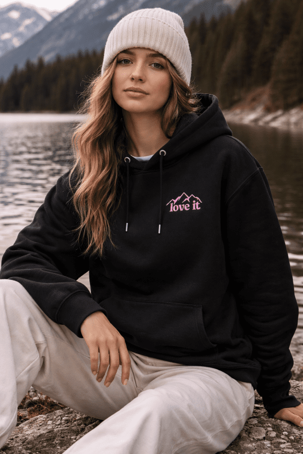 Damen Hoodie Love it stick 2 Hoodie „Mountain Love“