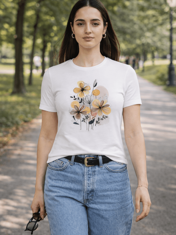 T-Shirt „Botanical Abstract“