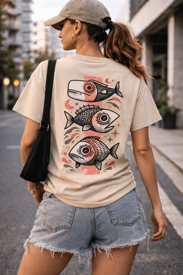 T-Shirt „Three Fishes“