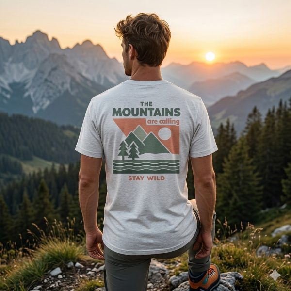T-Shirt „Mountains Calling“