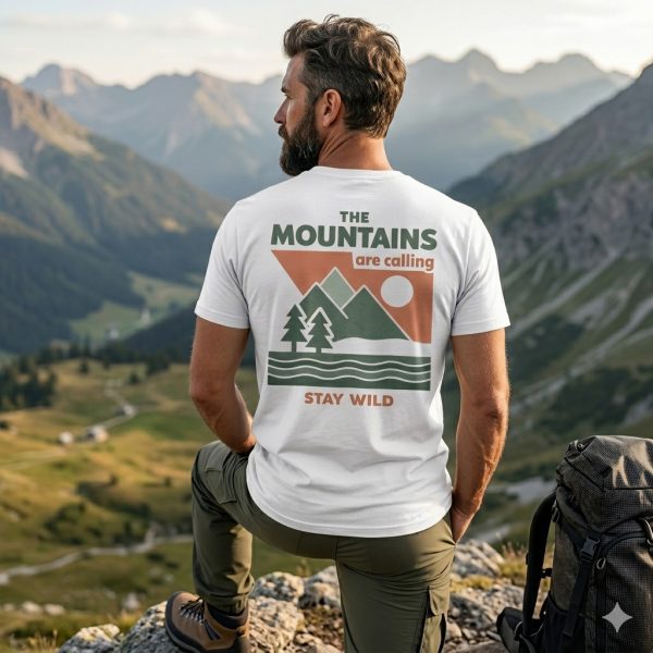 T-Shirt „Mountains Calling“