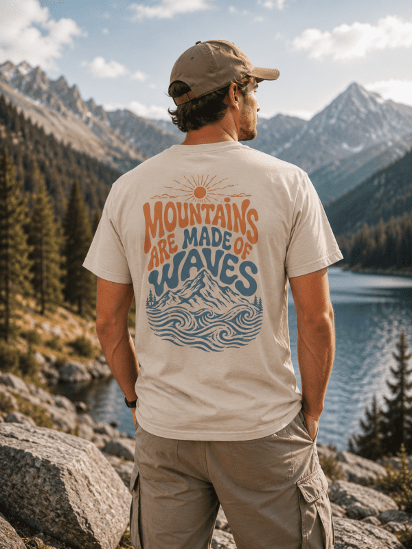 T-Shirt „Mountain Waves“