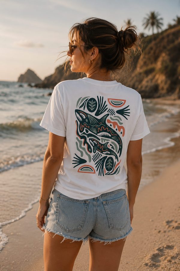 Damen-TShirt-Wal-Muser2 „Deep Sea“