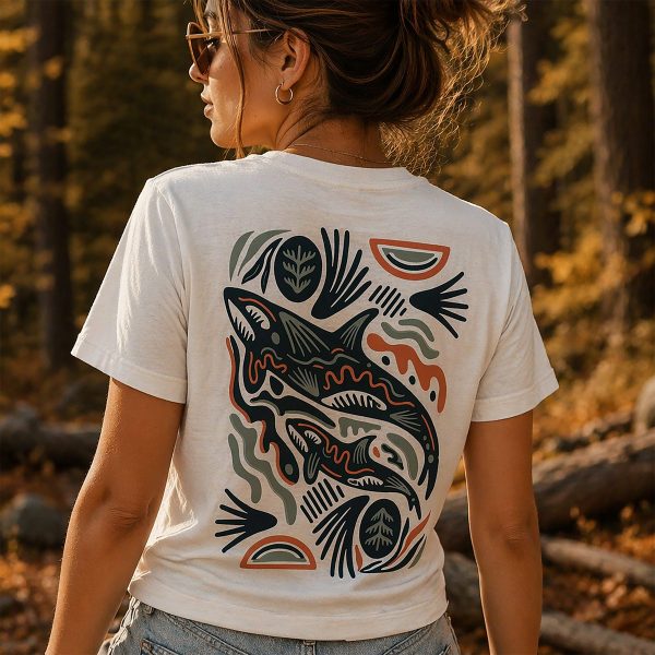 Damen-TShirt-Wal-Muser5 „Deep Sea“