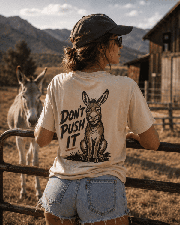 T-Shirt „Don't Push It“