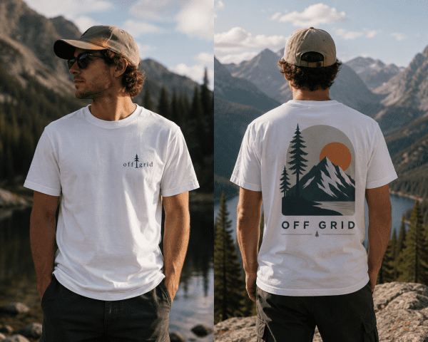 Herren T-shirt of grid 2 T-Shirt „Off Grid“