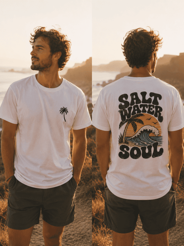 T-Shirt Salt Water „Salt Water Soul“