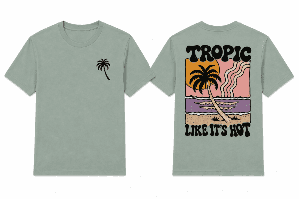 Tropic_aloe T-Shirt „Tropic Like It's Hot“
