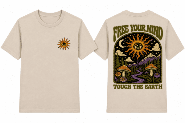 free your mind_desert T-shirt „Free Your Mind“