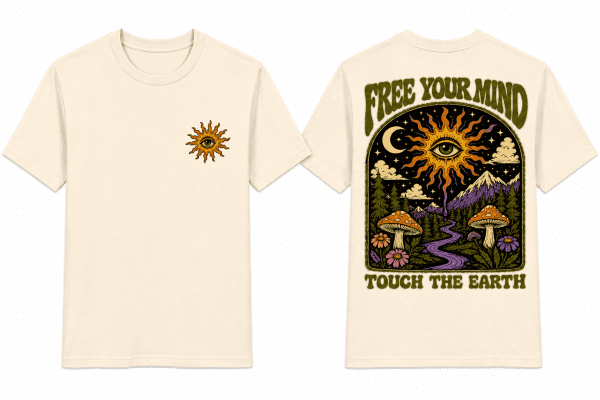 free your mind_raw T-shirt „Free Your Mind“