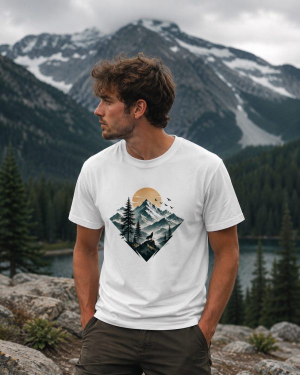 Herren-T-Shirt-Howling-Wolf „Howling Wolf“