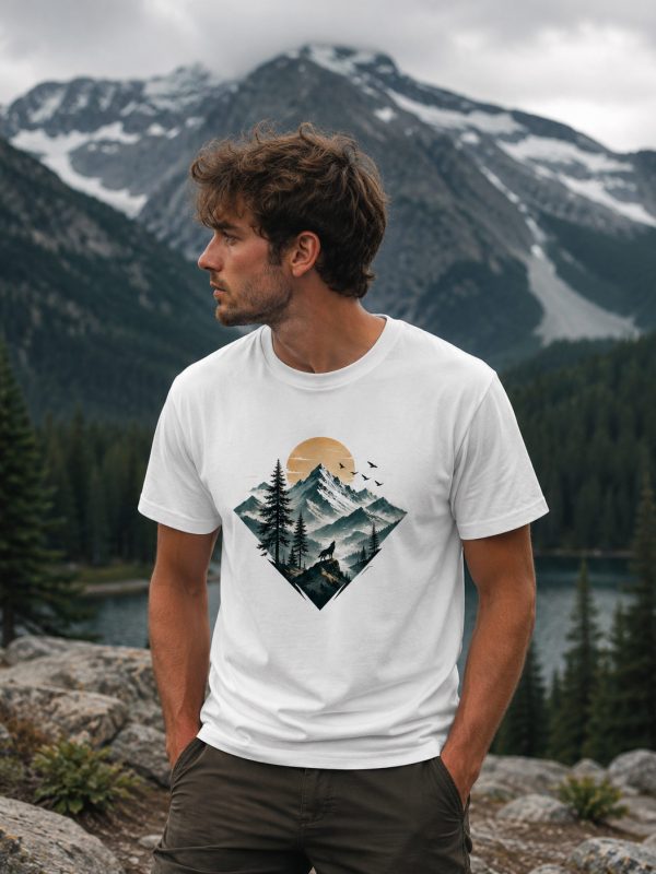 Herren-T-Shirt-Howling-Wolf „Howling Wolf“