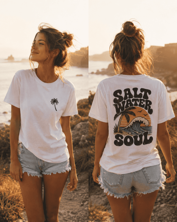 T-Shirt Salt Water4 „Salt Water Soul“