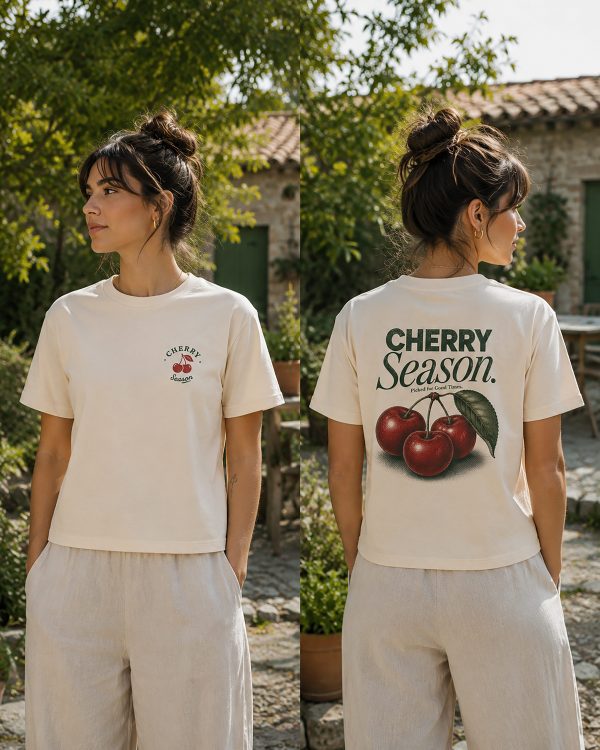 Damen-T-Shirt-Kirsche „Cherry Season“