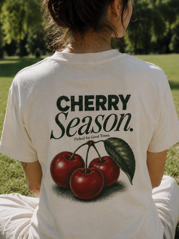 Damen-T-Shirt-Kirsche5 „Cherry Season“
