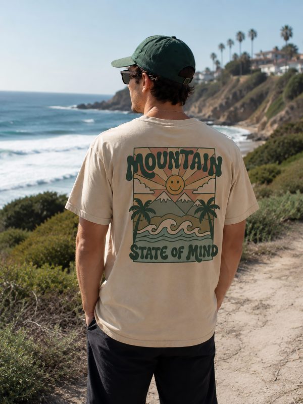 Herren-T-Shirt-Mountain-State2 „Mountain State of Mind“