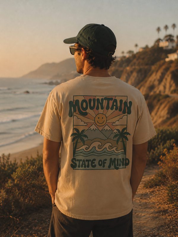 Herren-T-Shirt-Mountain-State3 „Mountain State of Mind“